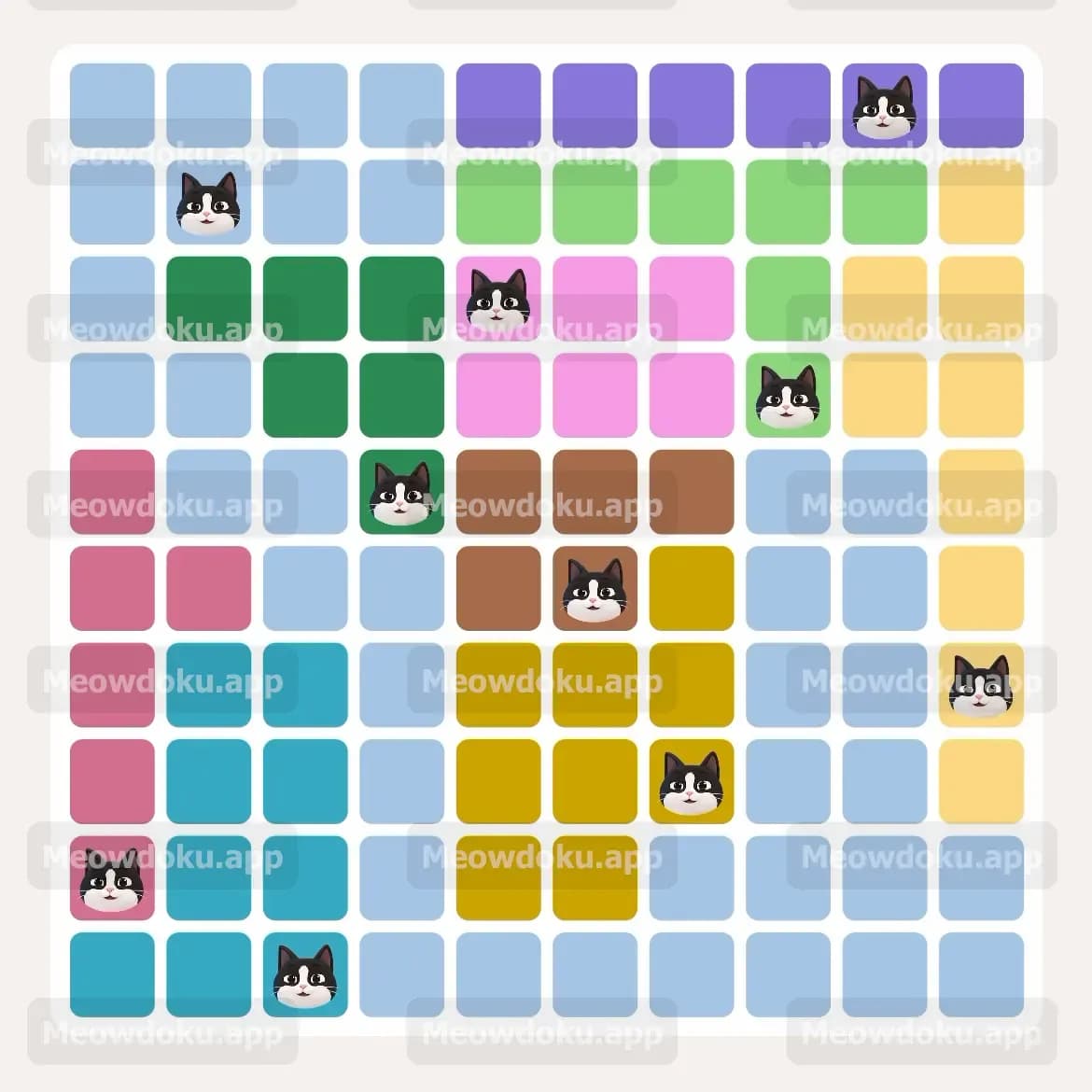 Meowdoku Level 216 Screenshot