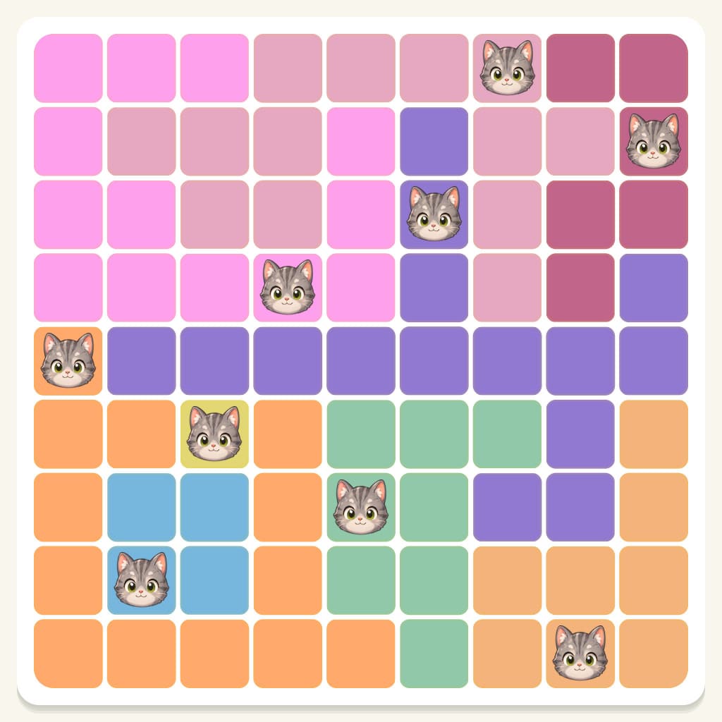 Meowdoku Level 298 Answer, Cheat & Solution