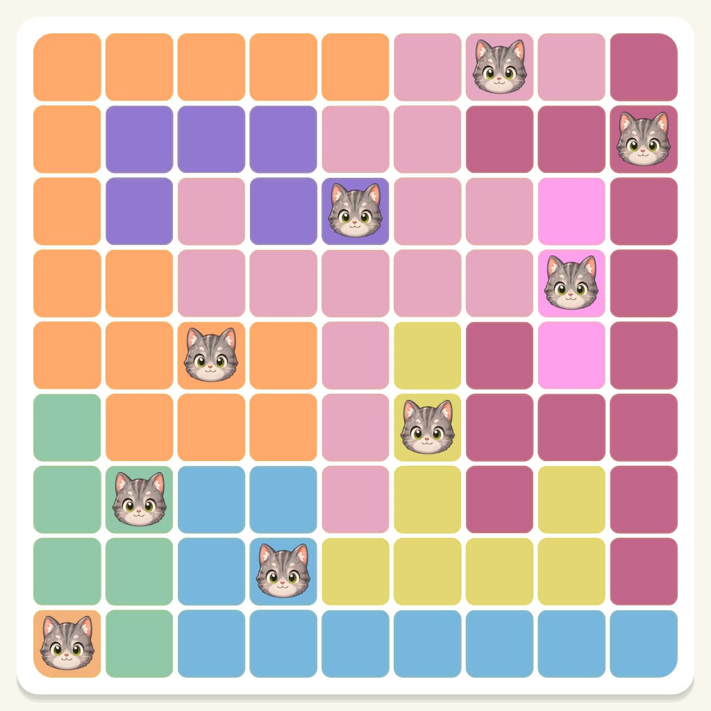 Meowdoku Level 89 Answer, Cheat & Solution