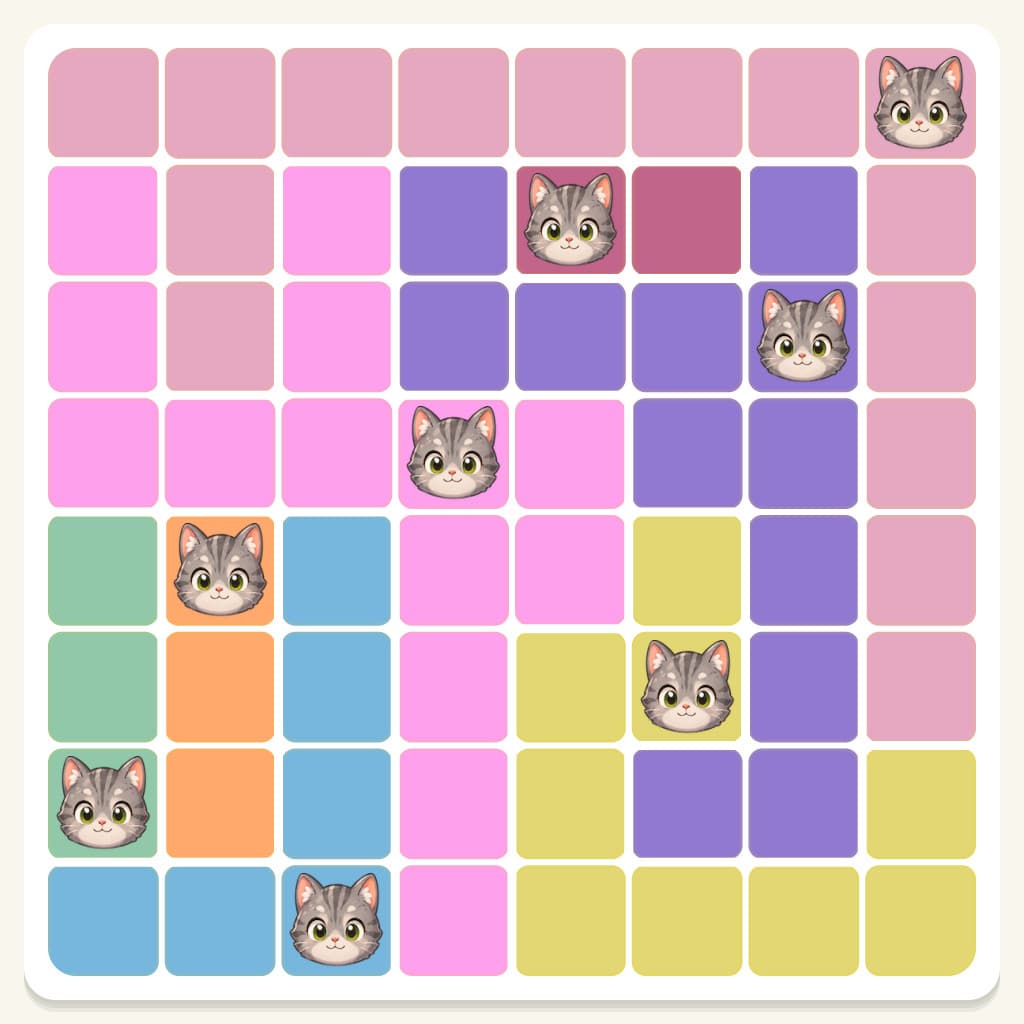 Meowdoku Level 592 Screenshot