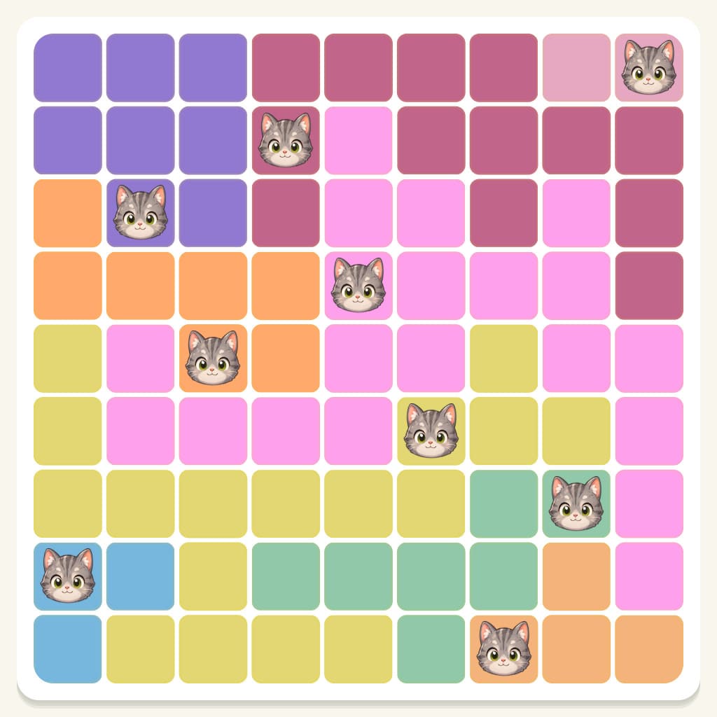 Meowdoku Level 168 Screenshot