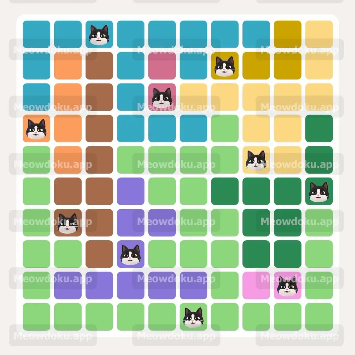 Meowdoku Level 170 Screenshot