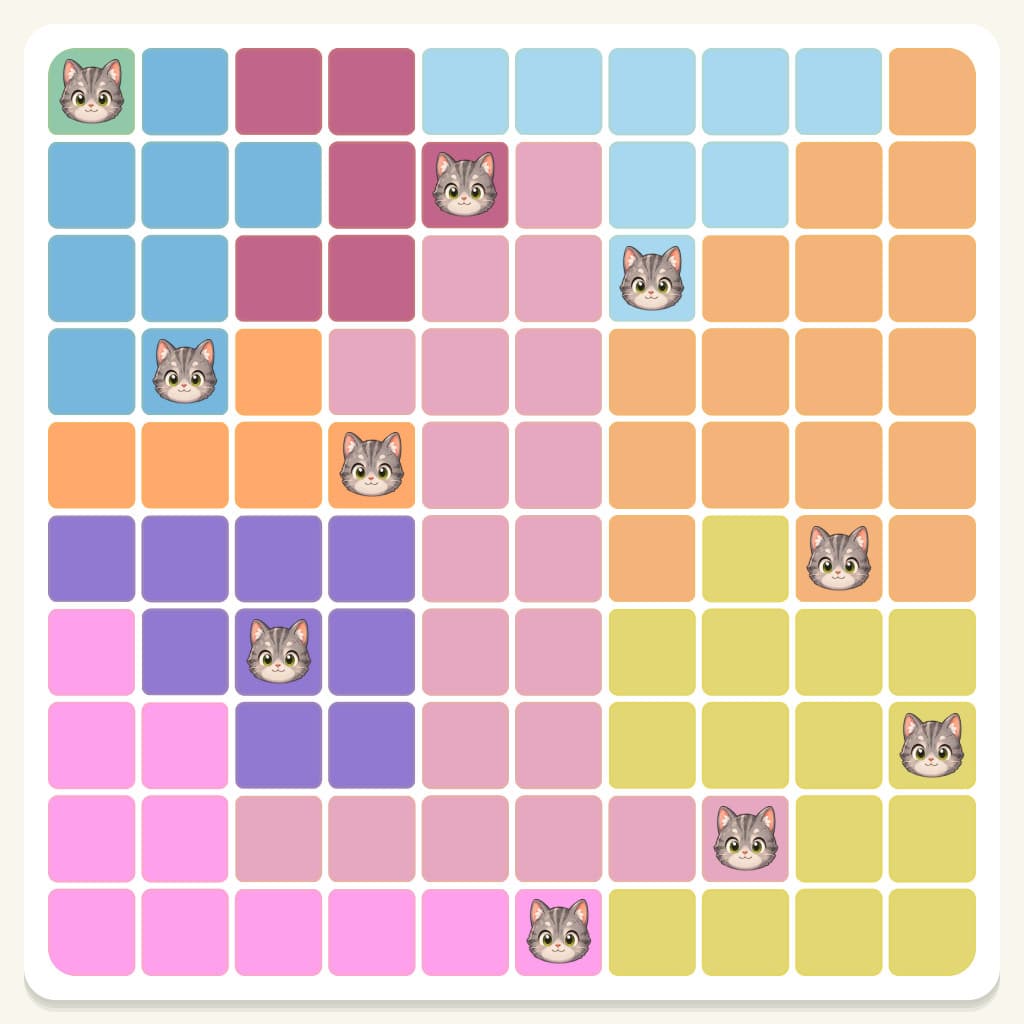 Meowdoku Level 100 Screenshot