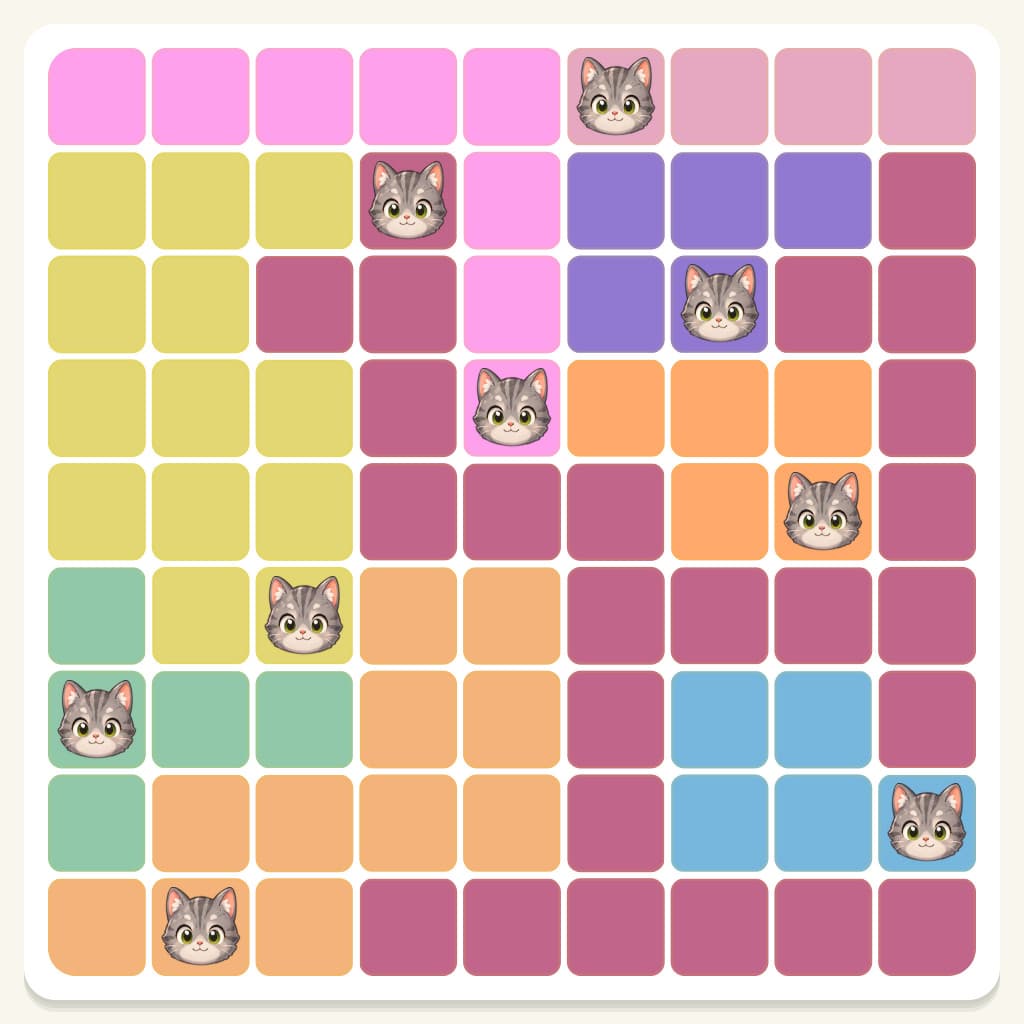Meowdoku Level 874 Answer, Cheat & Solution