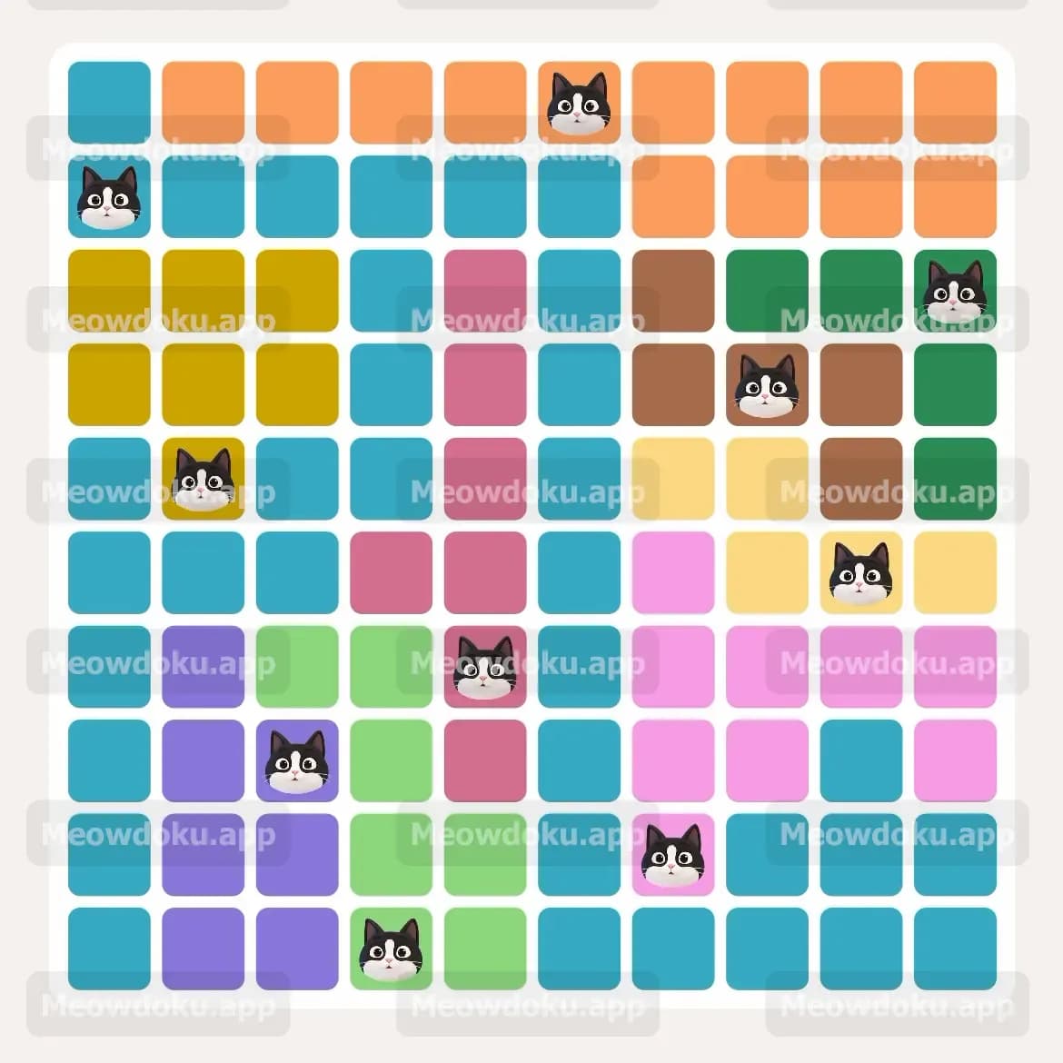 Meowdoku Level 175 Screenshot