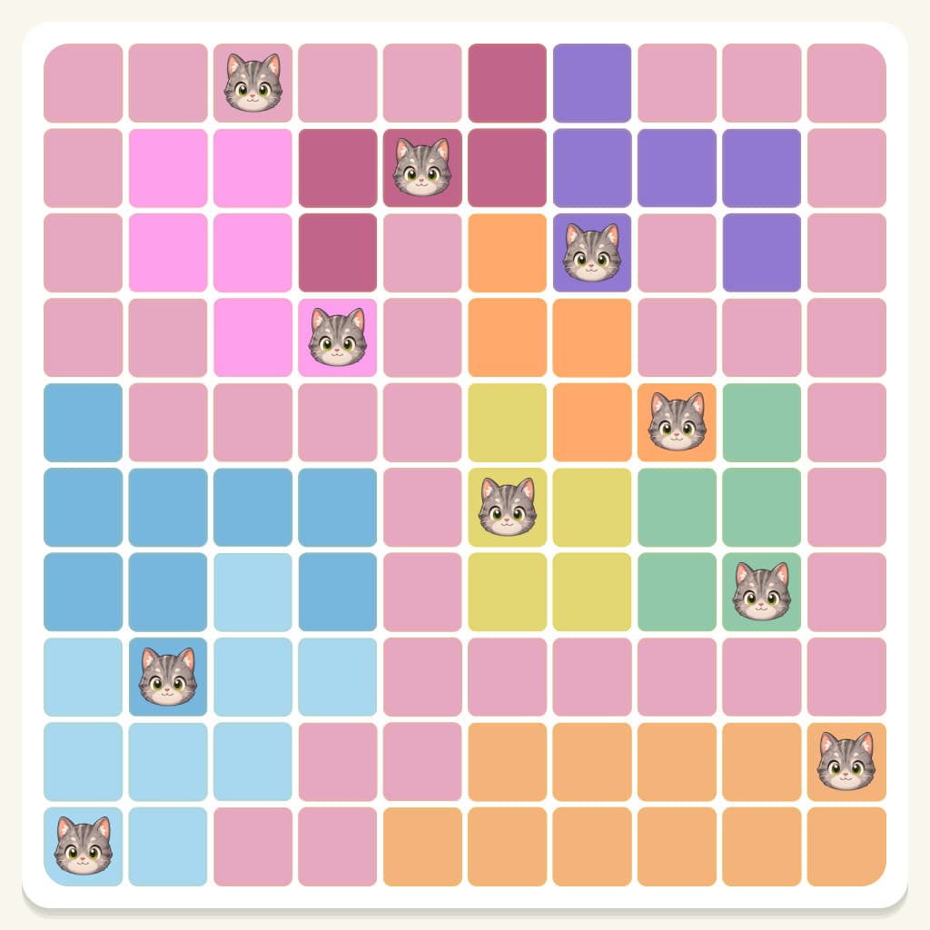 Meowdoku Level 1000 Answer, Cheat & Solution