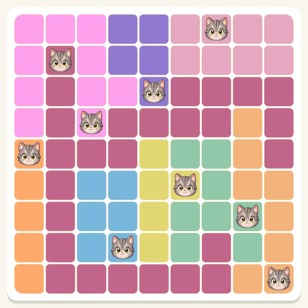 Meowdoku Level 908 Screenshot
