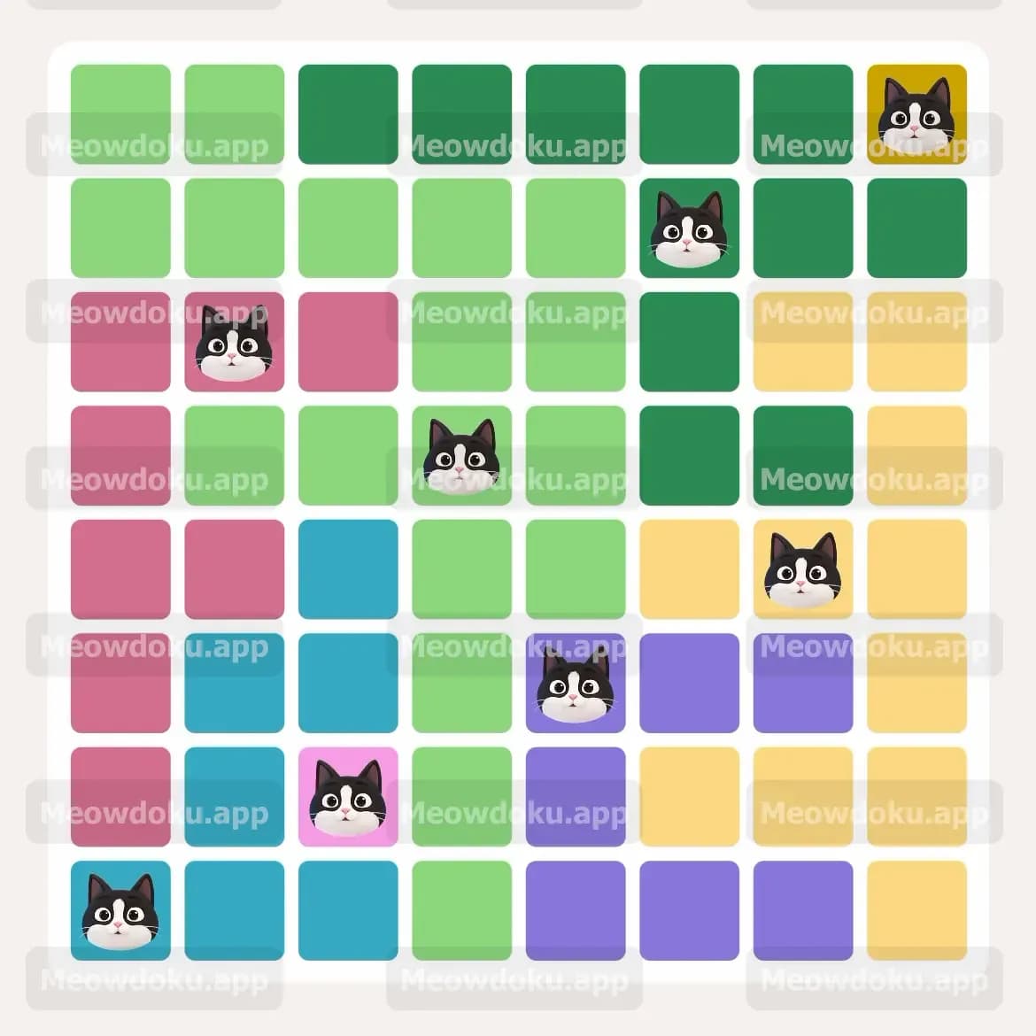 Meowdoku Level 211 Screenshot
