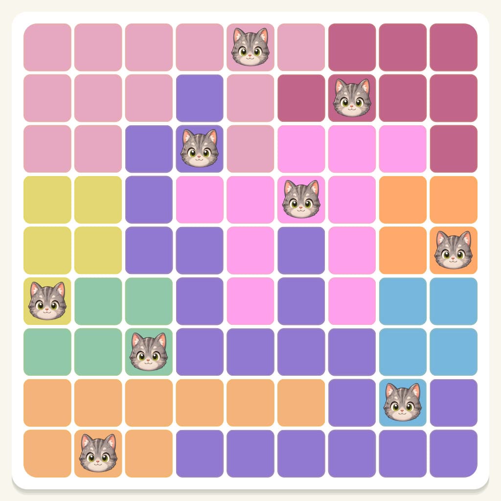 Meowdoku Level 988 Answer, Cheat & Solution