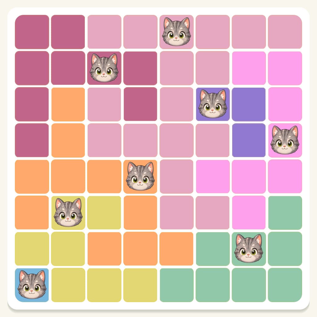 Meowdoku Level 262 Answer, Cheat & Solution