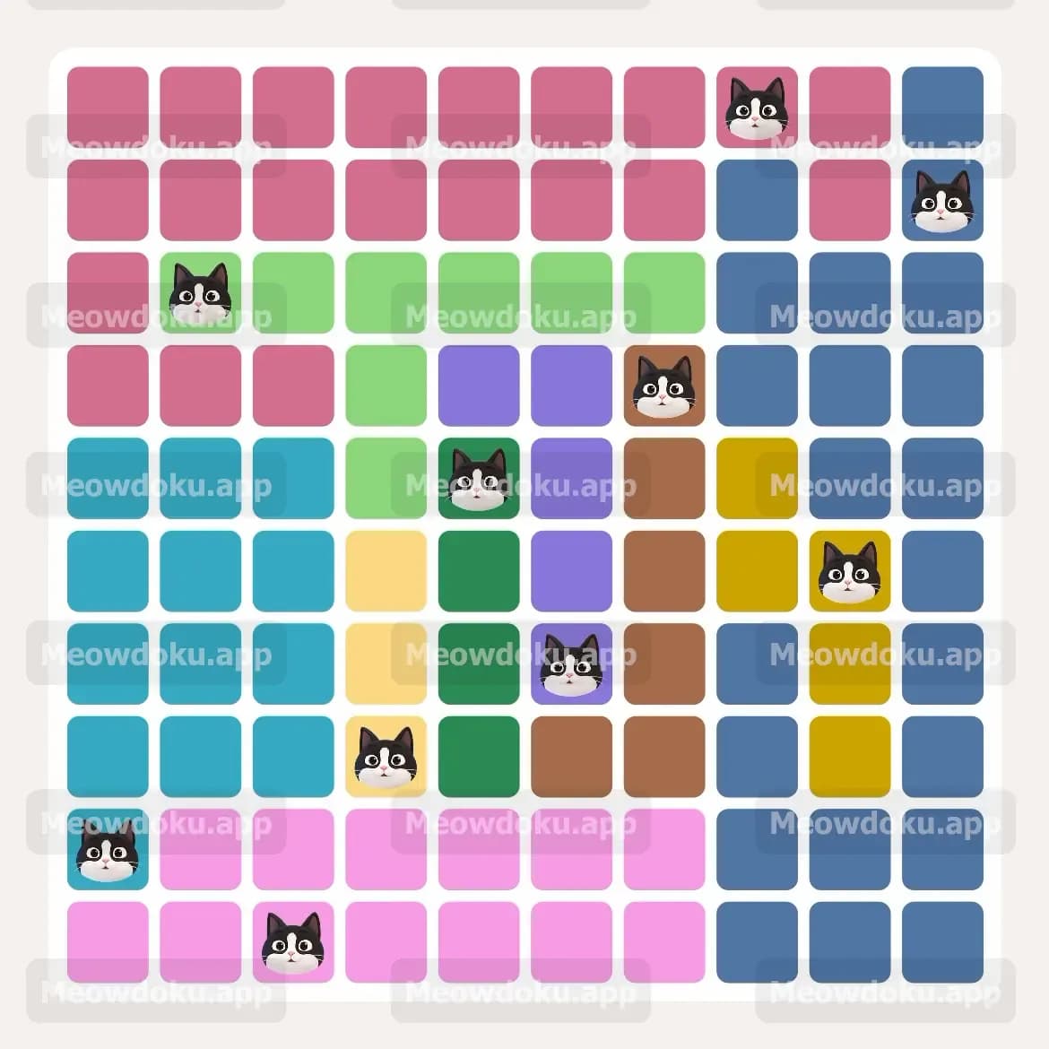 Meowdoku Level 148 Screenshot