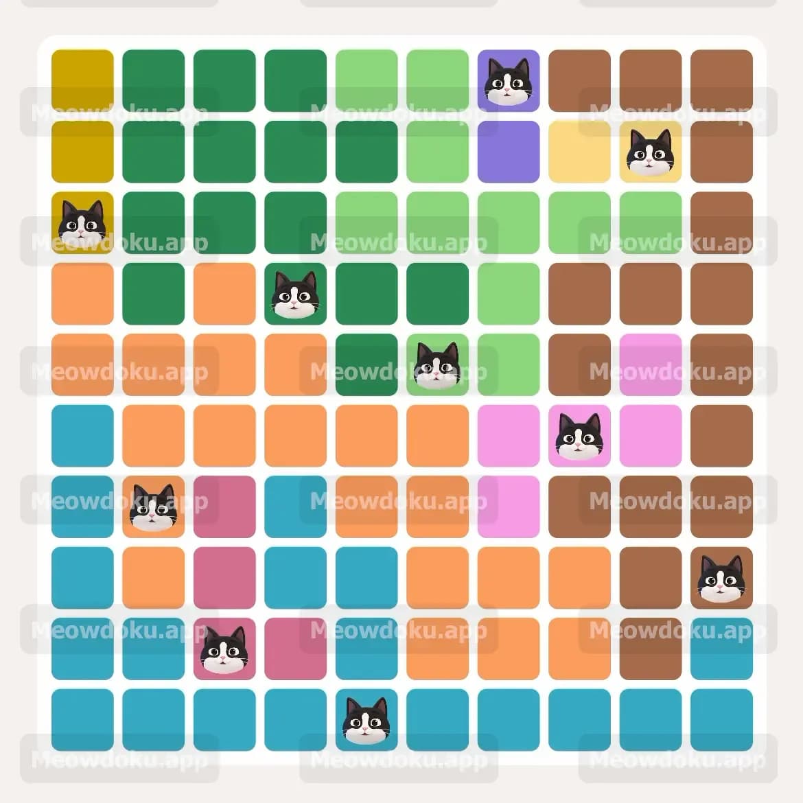 Meowdoku Level 45 Screenshot