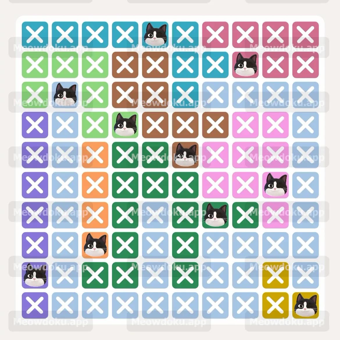 Meowdoku Level 89 Screenshot