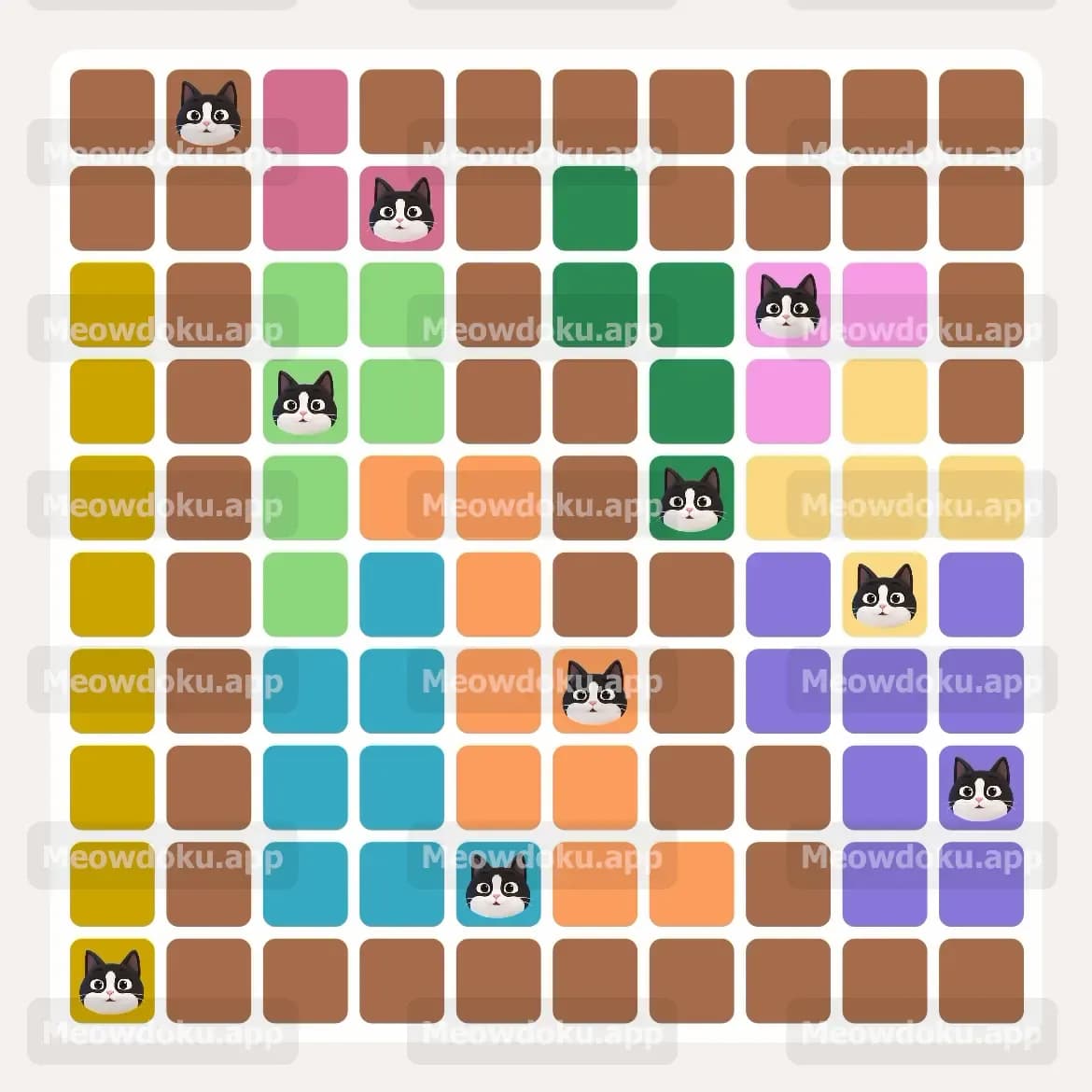 Meowdoku Level 93 Screenshot