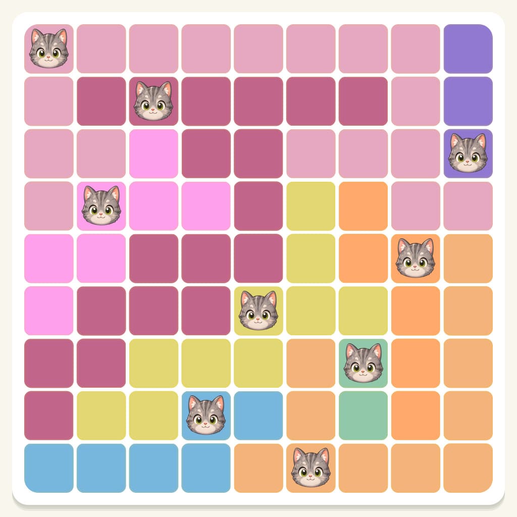 Meowdoku Level 818 Screenshot
