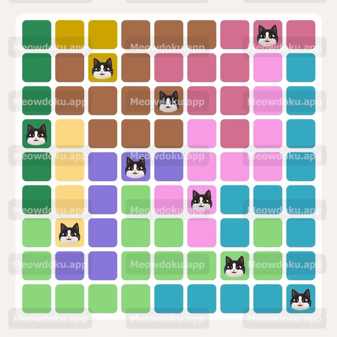 Meowdoku Level 204 Screenshot