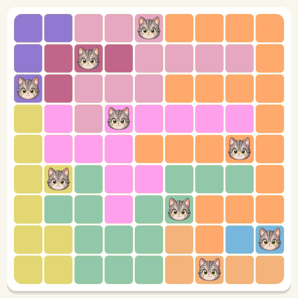 Meowdoku Level 588 Screenshot
