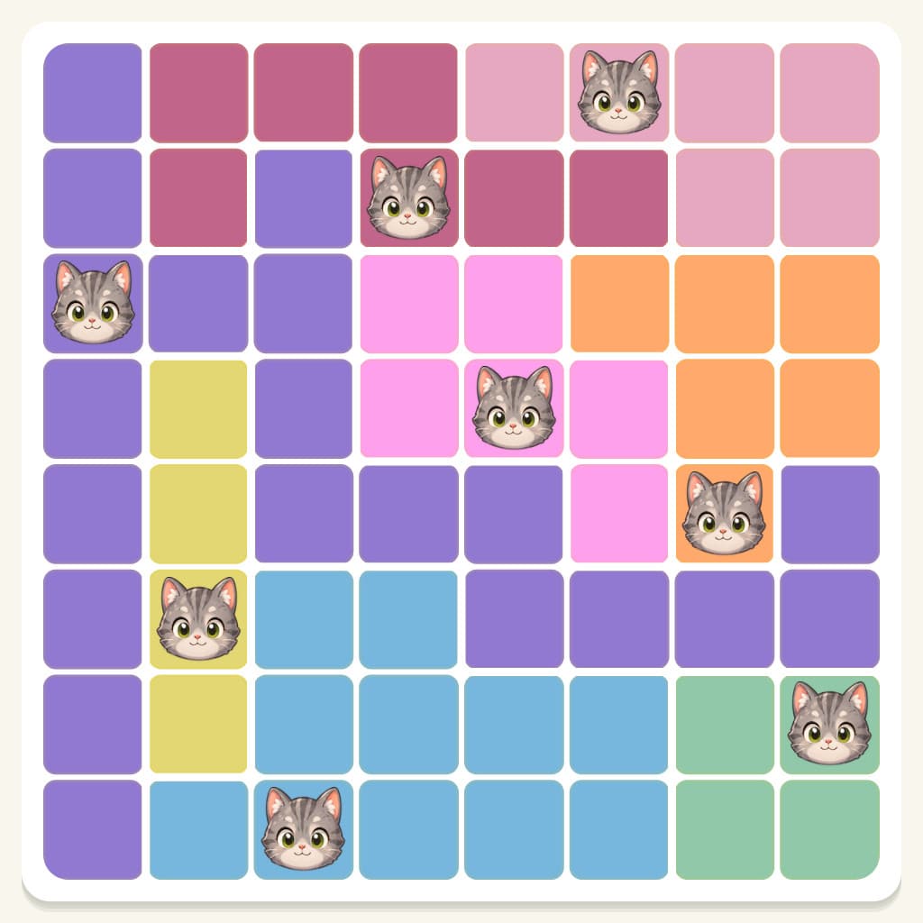 Meowdoku Level 739 Answer, Cheat & Solution