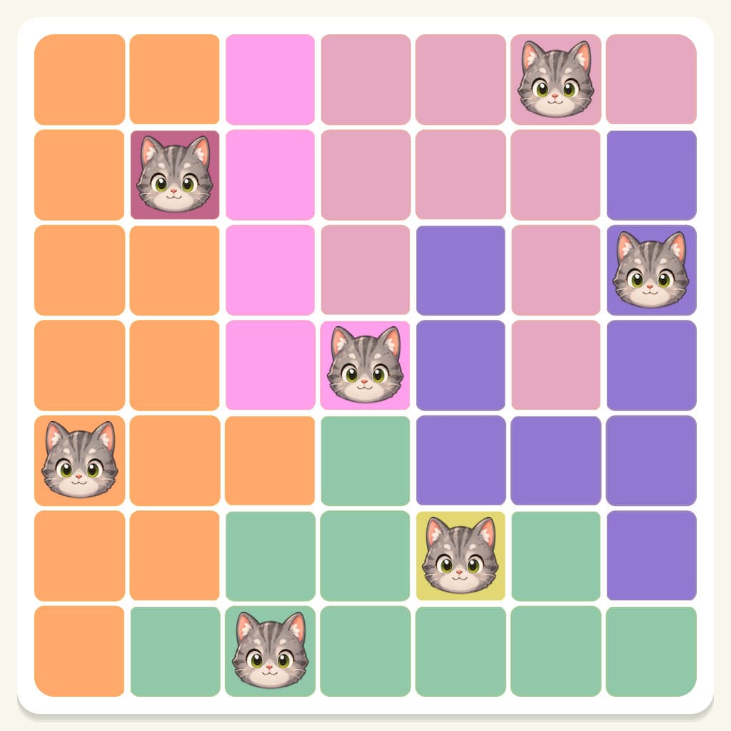 Meowdoku Level 17 Screenshot