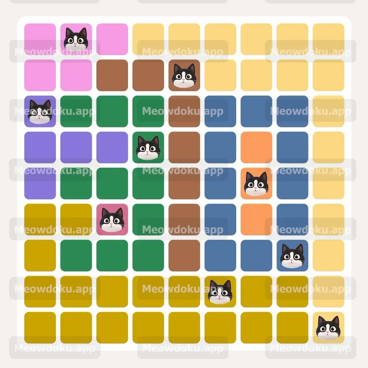 Meowdoku Level 30 Screenshot