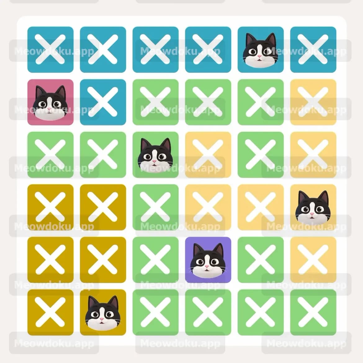 Meowdoku Level 12 Screenshot