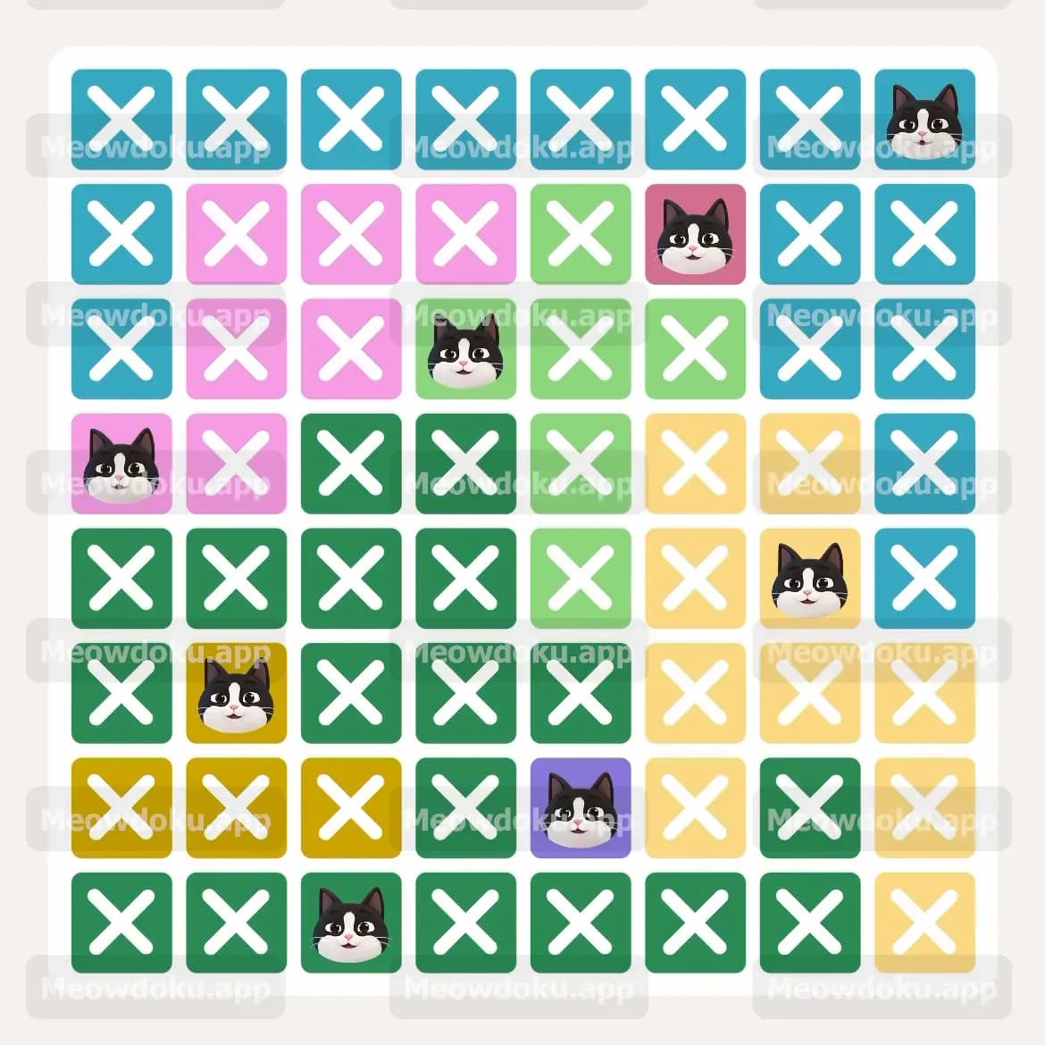 Meowdoku Level 14 Screenshot