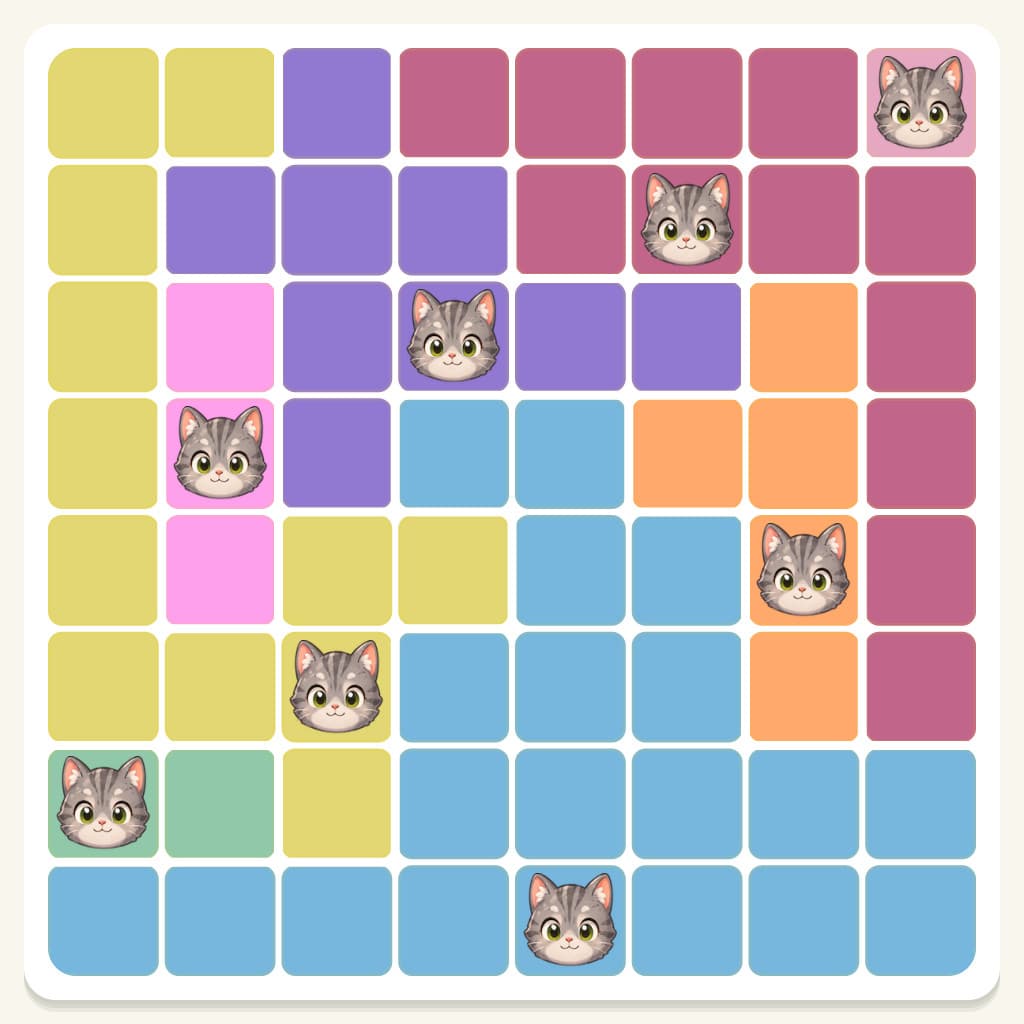Meowdoku Level 232 Answer, Cheat & Solution