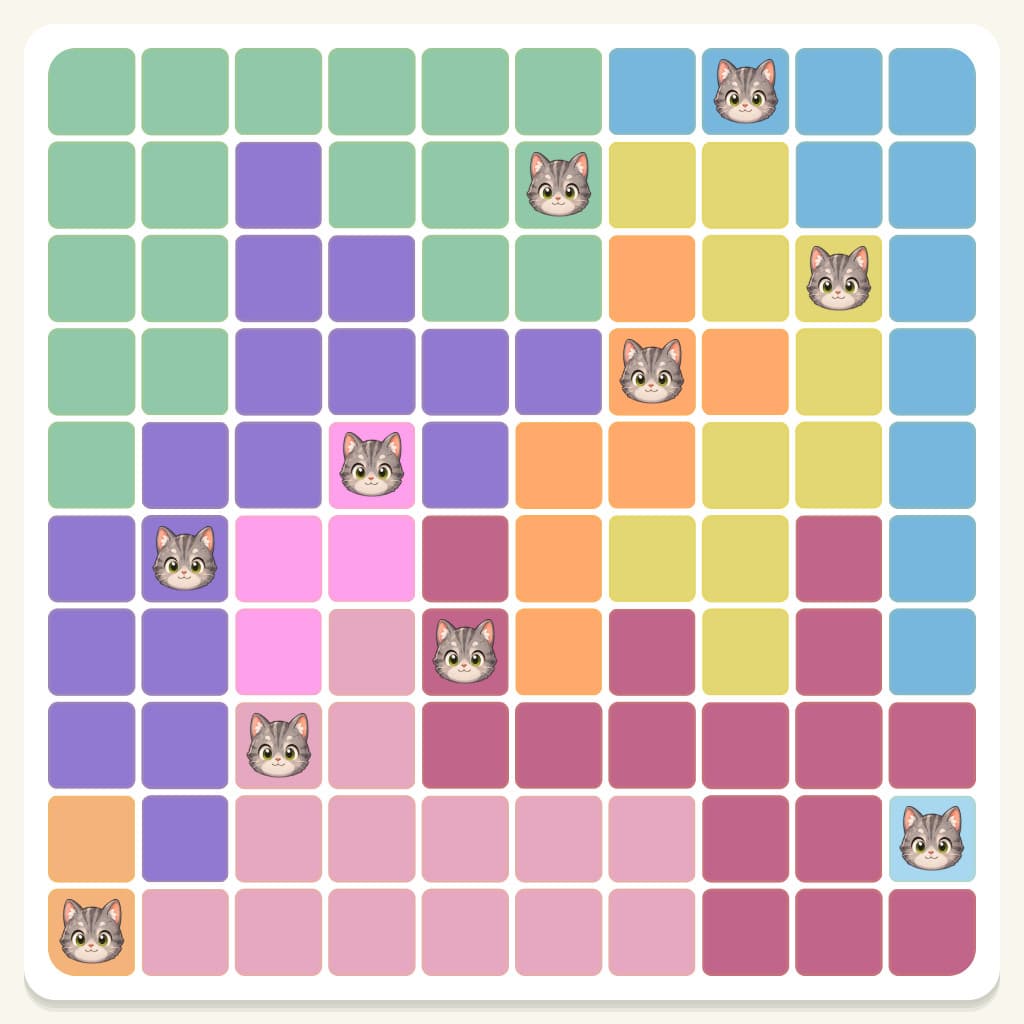 Meowdoku Level 485 Screenshot