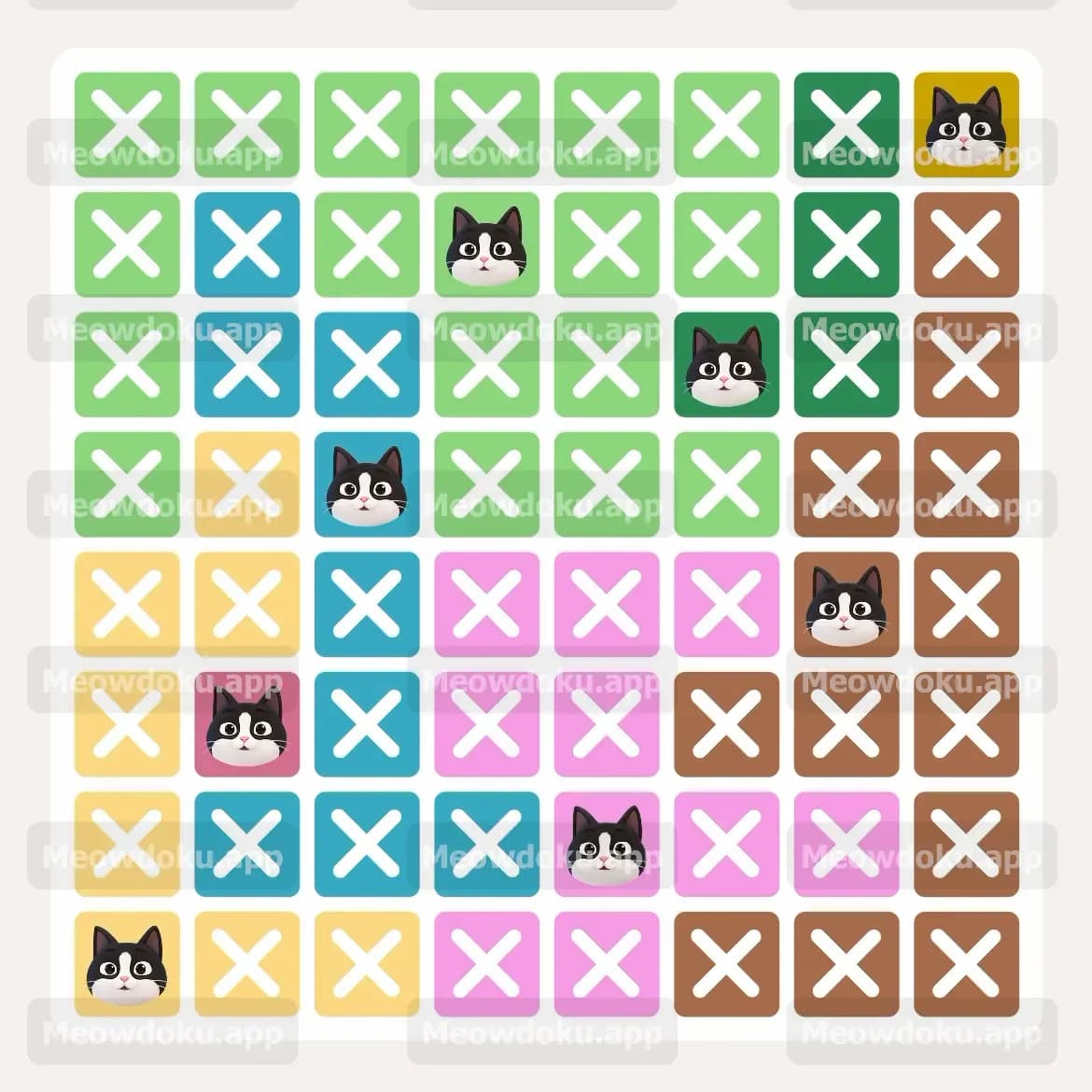 Meowdoku Level 13 Screenshot