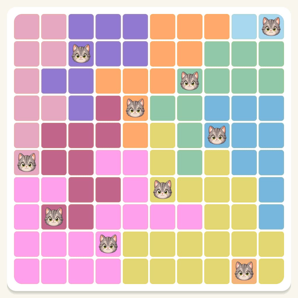 Meowdoku Level 350 Screenshot