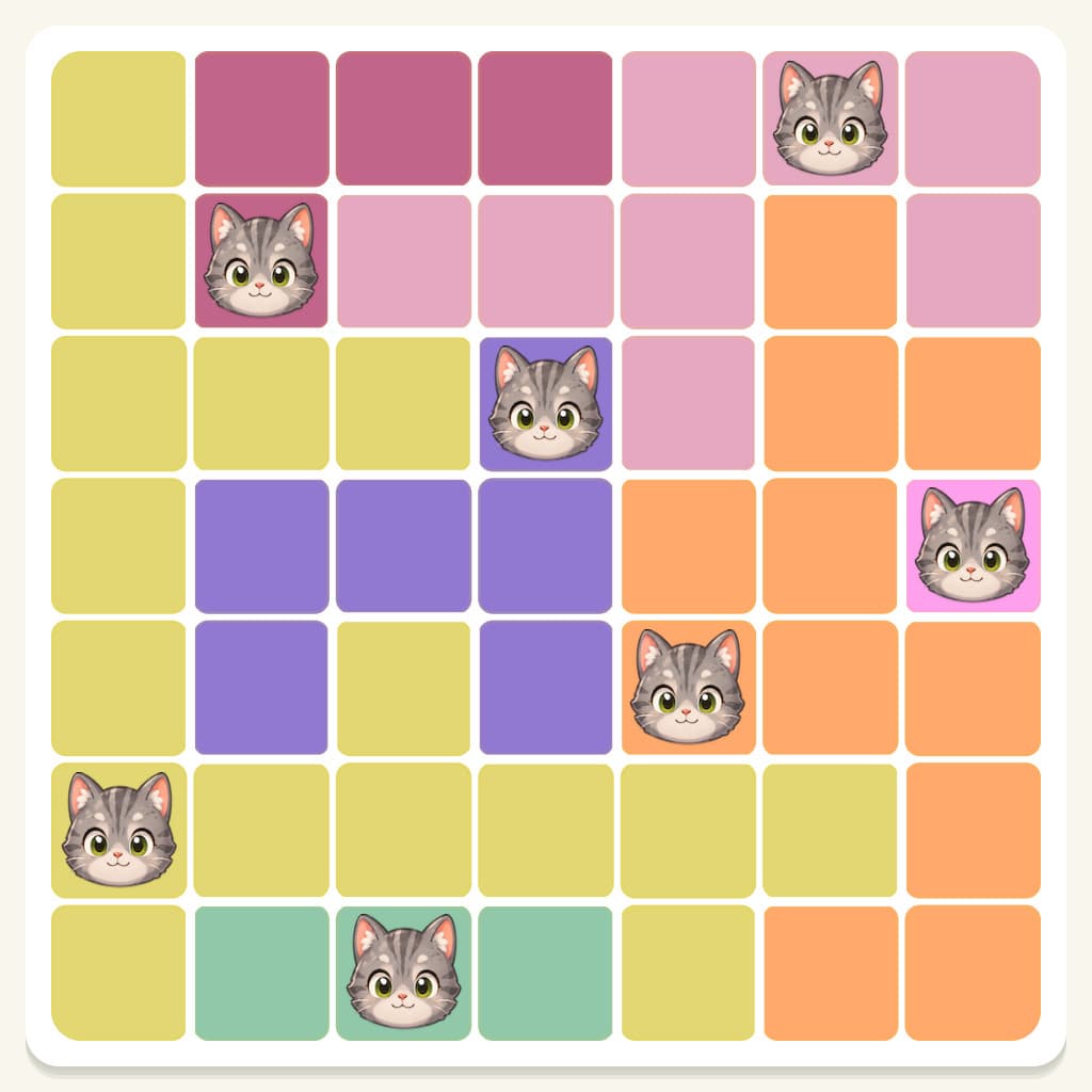 Meowdoku Level 491 Answer, Cheat & Solution