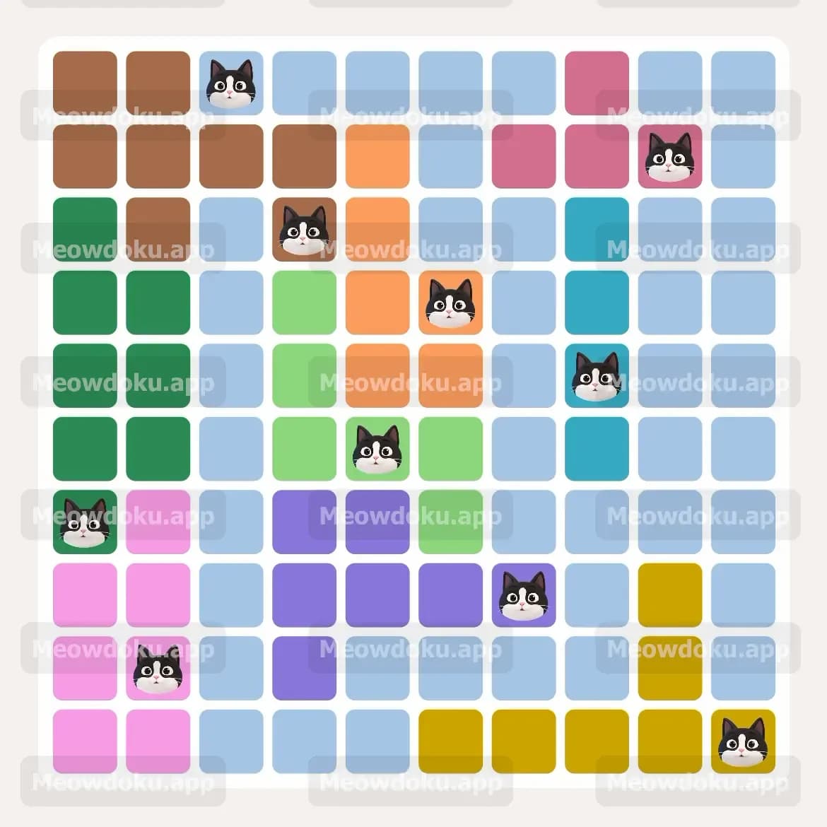 Meowdoku Level 85 Screenshot