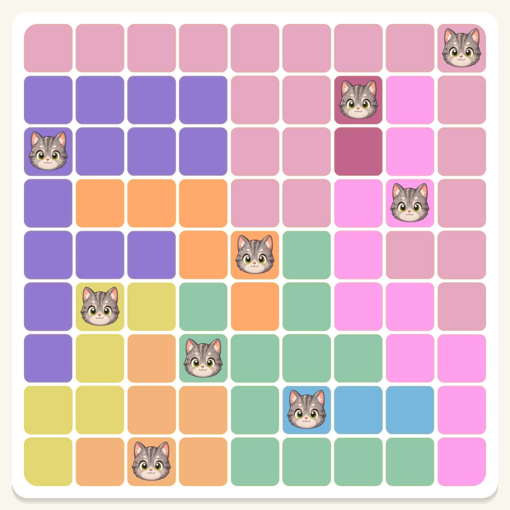 Meowdoku Level 158 Answer, Cheat & Solution