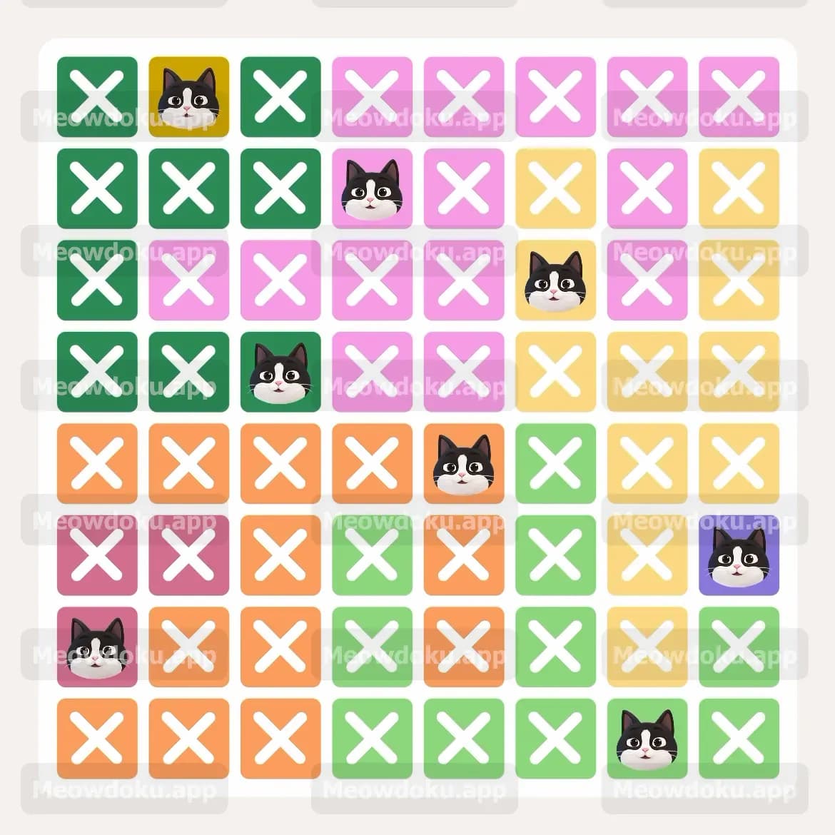 Meowdoku Level 91 Screenshot