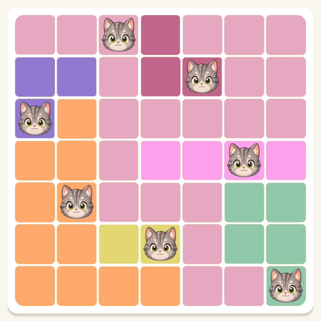 Meowdoku Level 886 Answer, Cheat & Solution