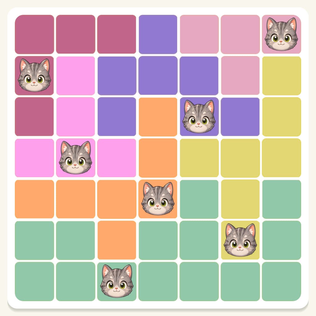 Meowdoku Level 583 Answer, Cheat & Solution