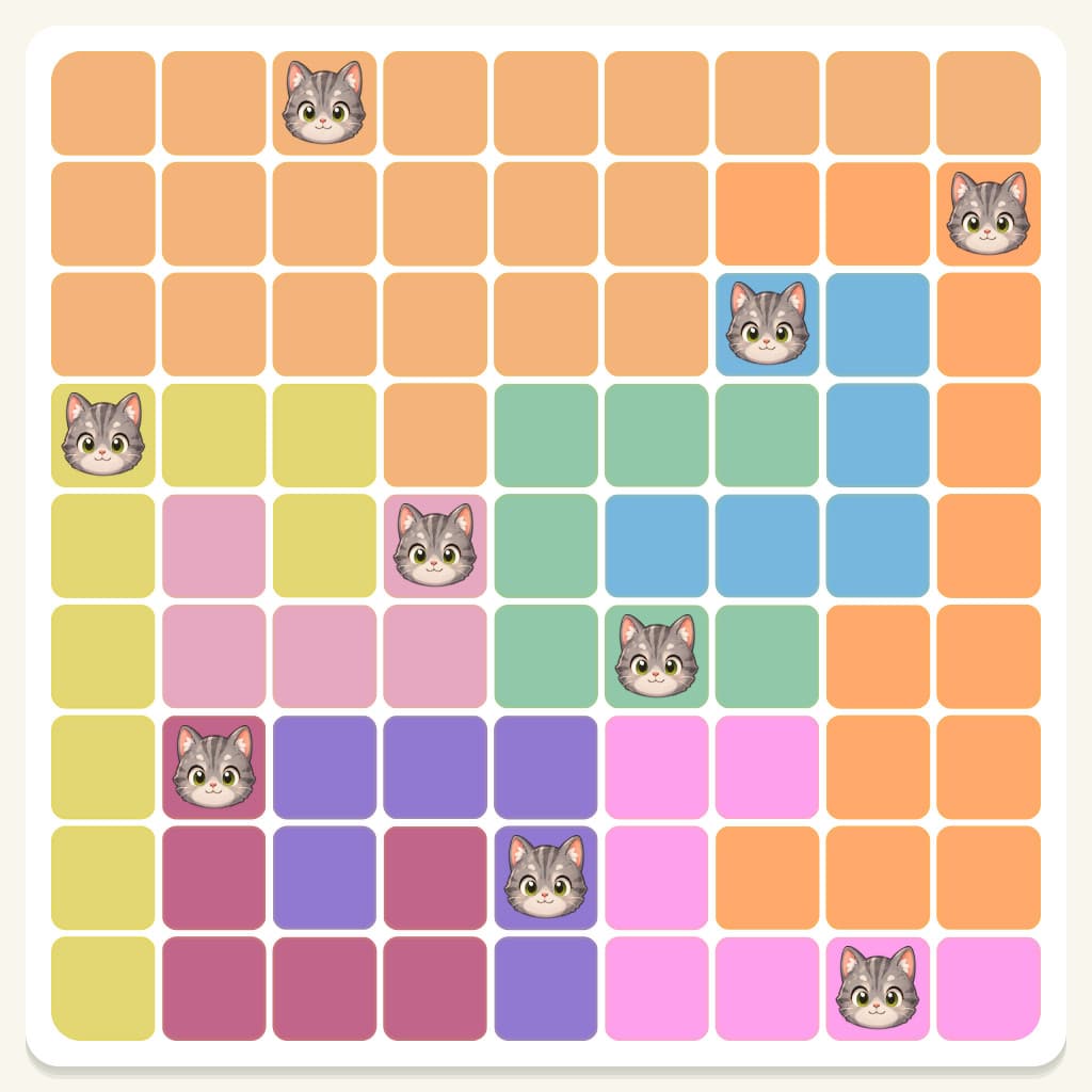 Meowdoku Level 124 Screenshot