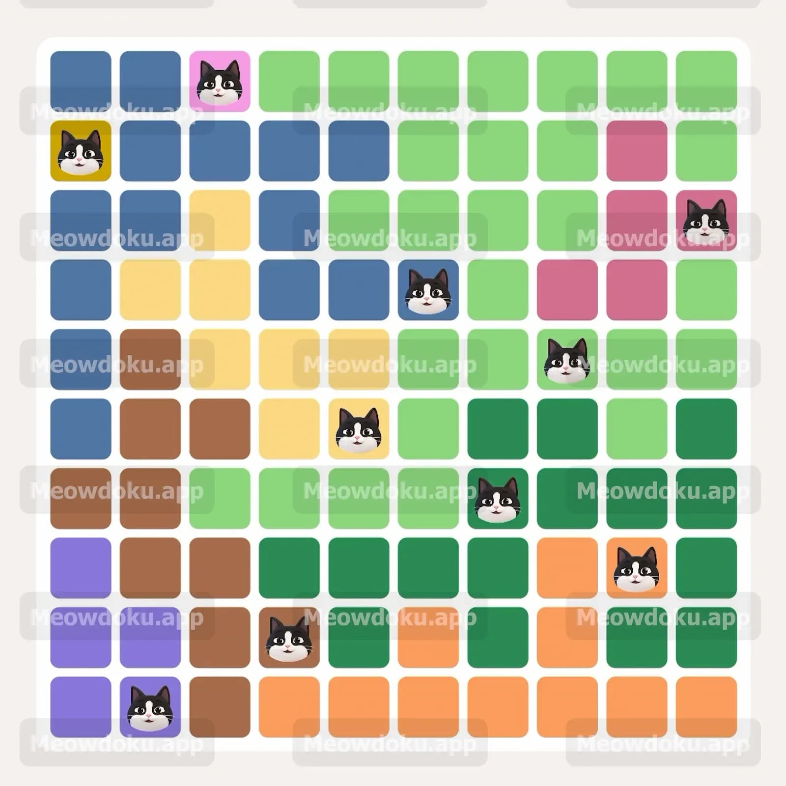 Meowdoku Level 276 Screenshot