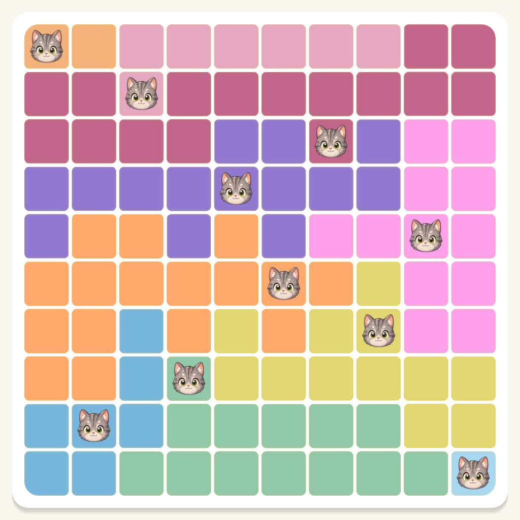 Meowdoku Level 345 Screenshot
