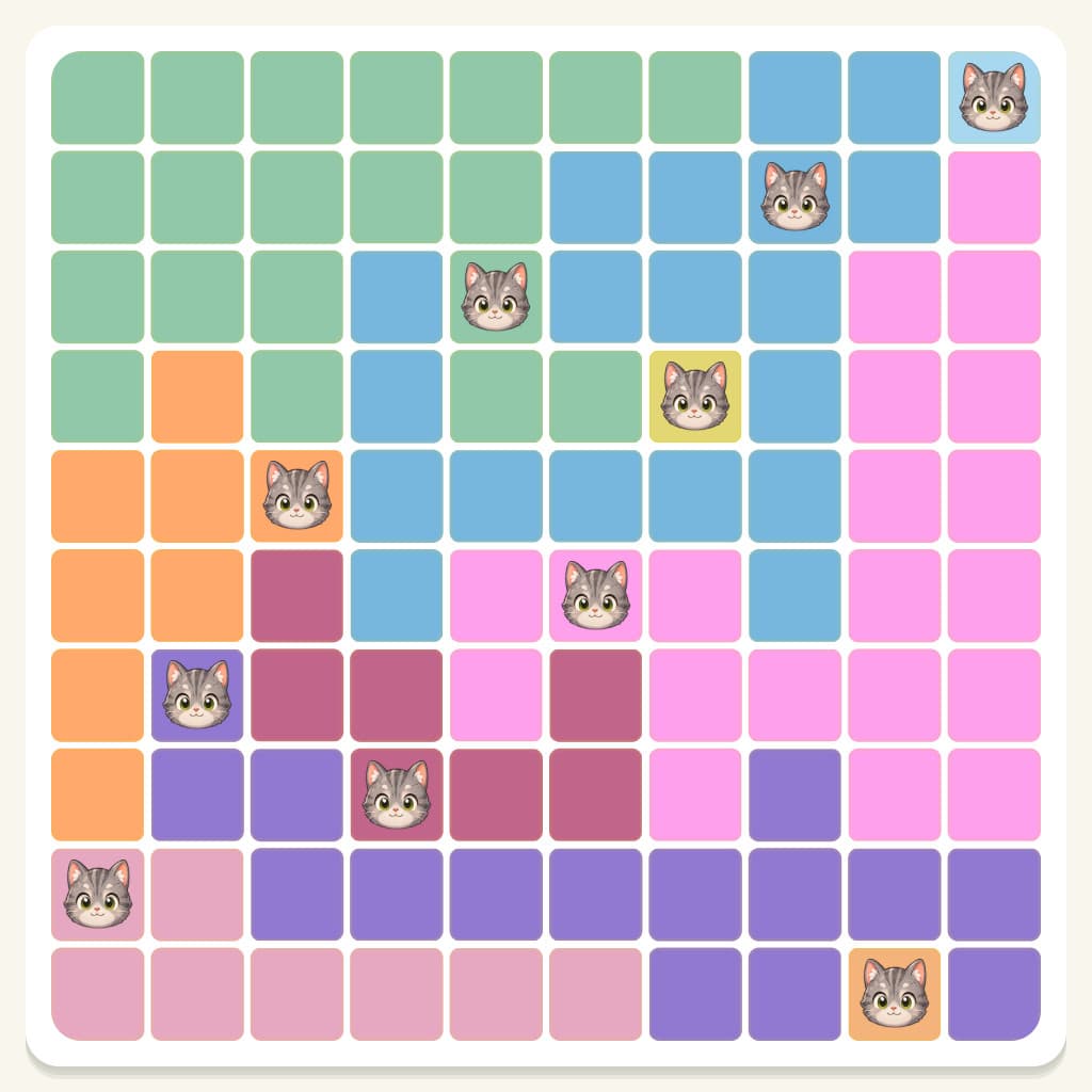 Meowdoku Level 735 Screenshot