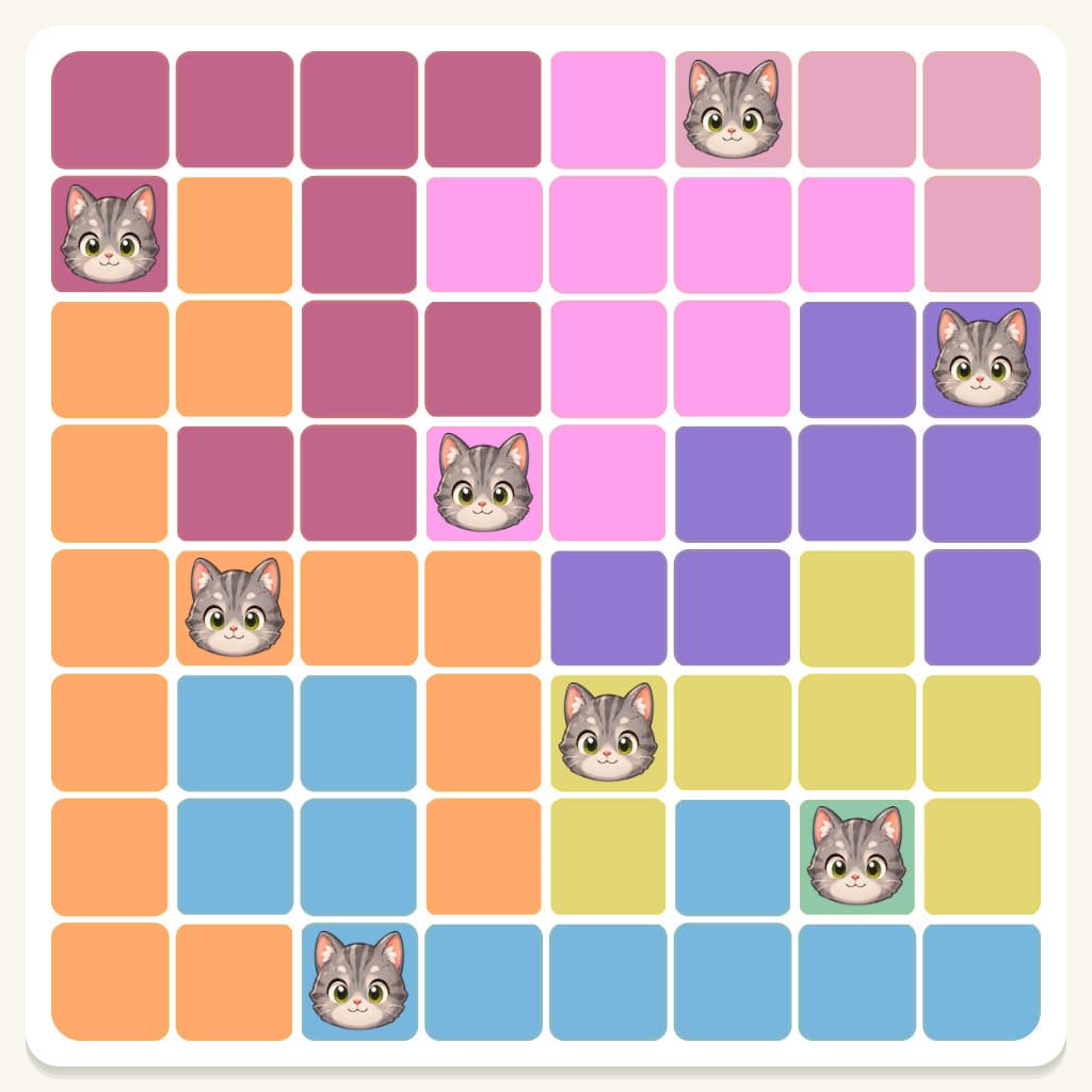 Meowdoku Level 407 Answer, Cheat & Solution