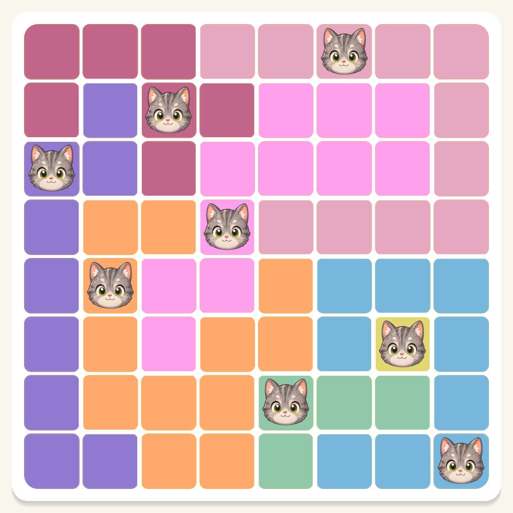 Meowdoku Level 109 Screenshot