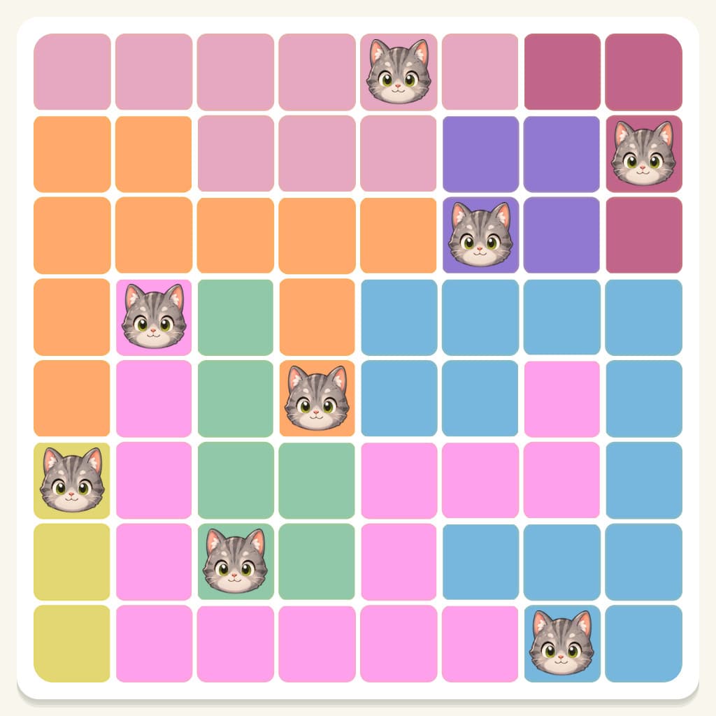 Meowdoku Level 707 Screenshot