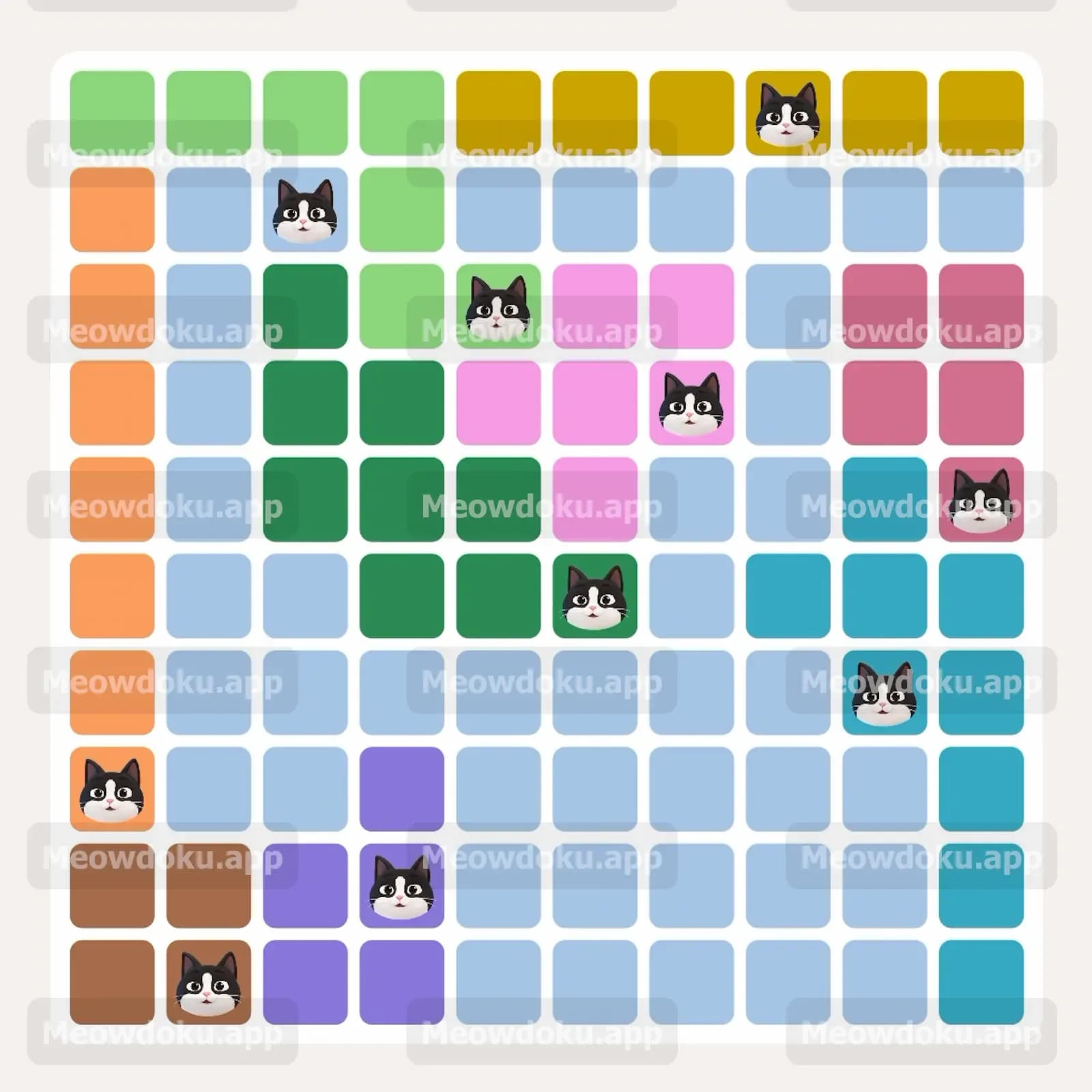 Meowdoku Level 272 Screenshot
