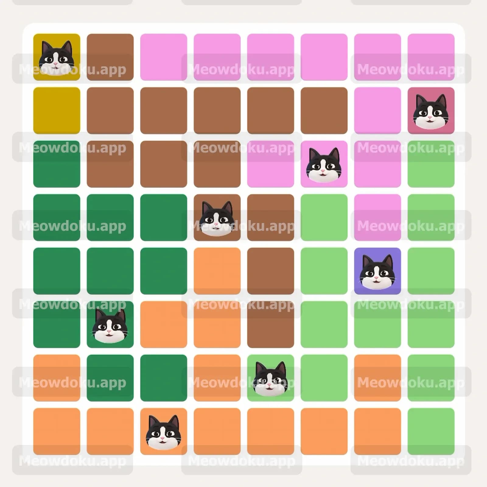 Meowdoku Level 271 Answer, Cheat & Solution