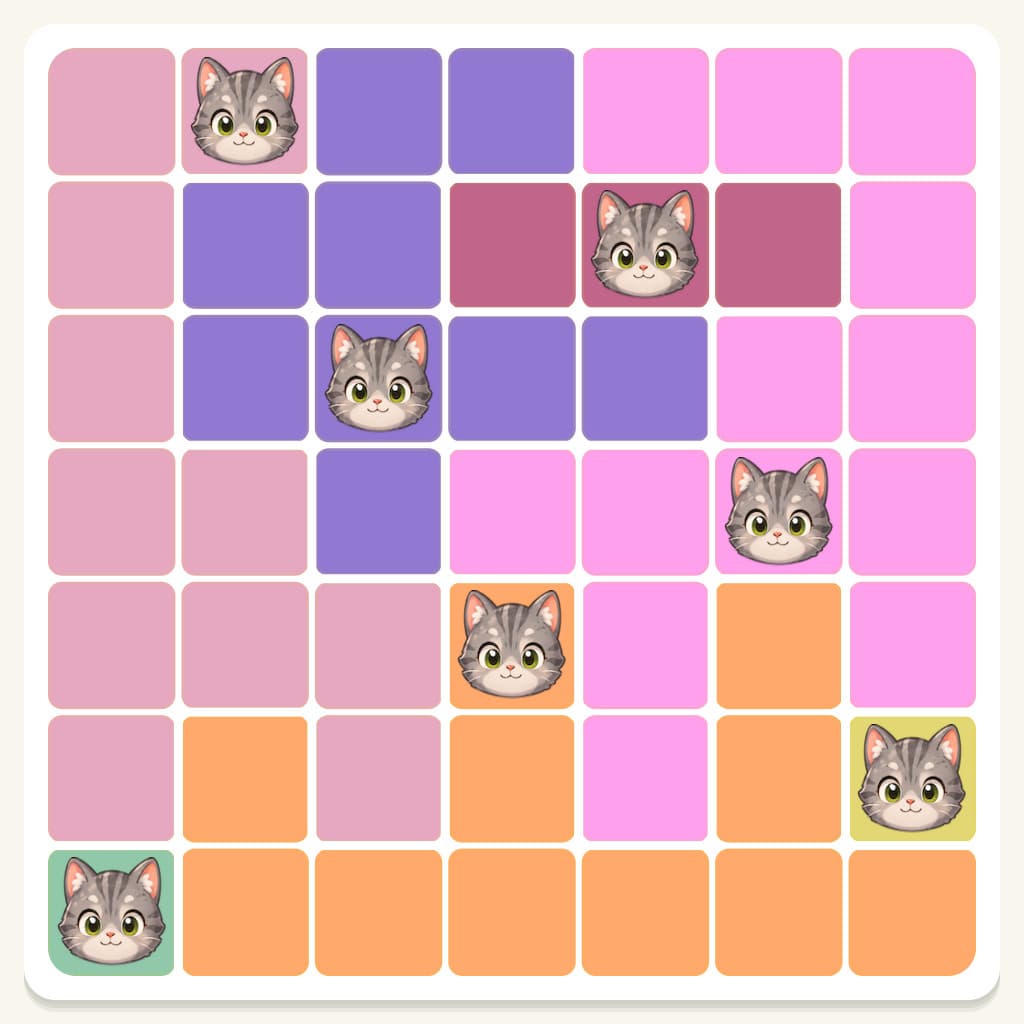 Meowdoku Level 74 Screenshot