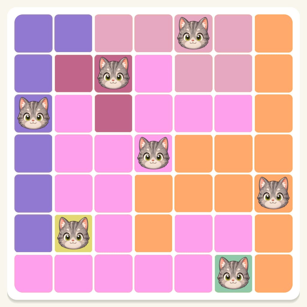 Meowdoku Level 206 Screenshot