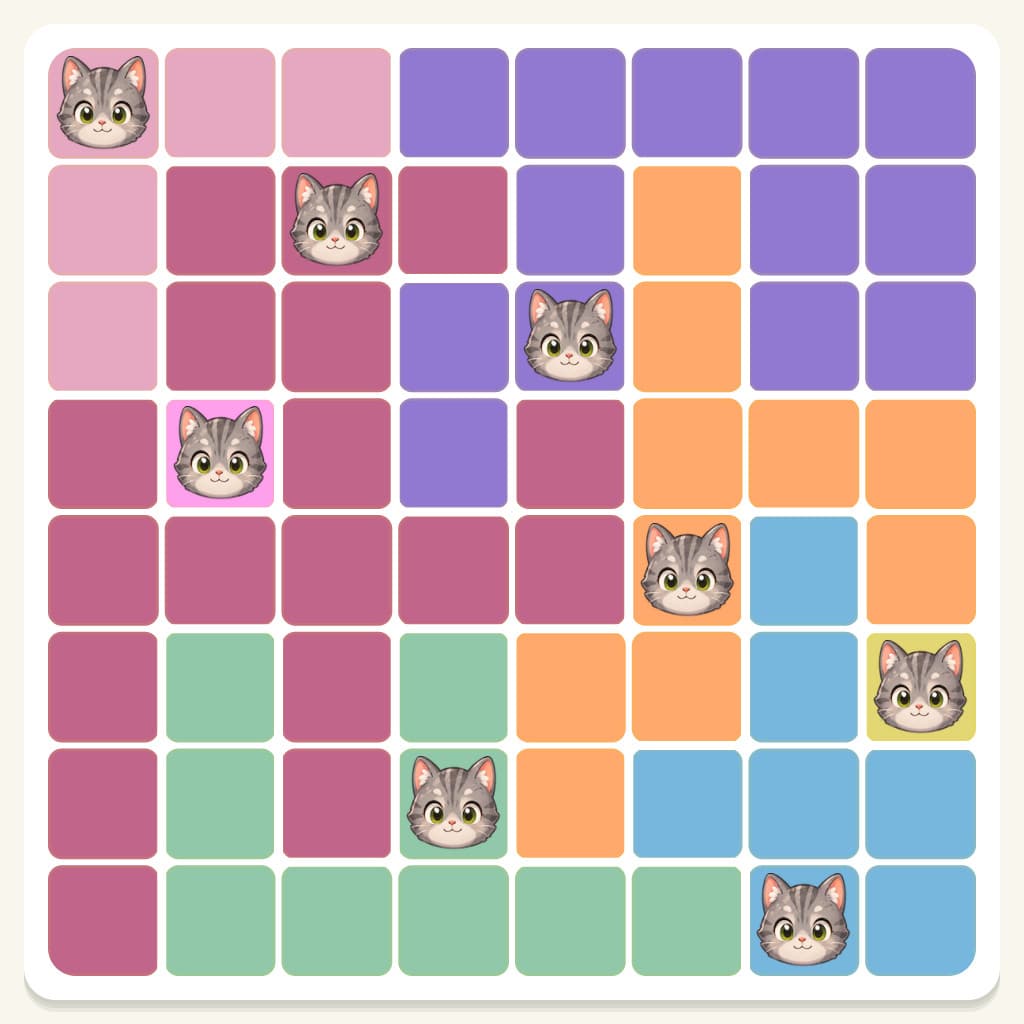 Meowdoku Level 48 Screenshot
