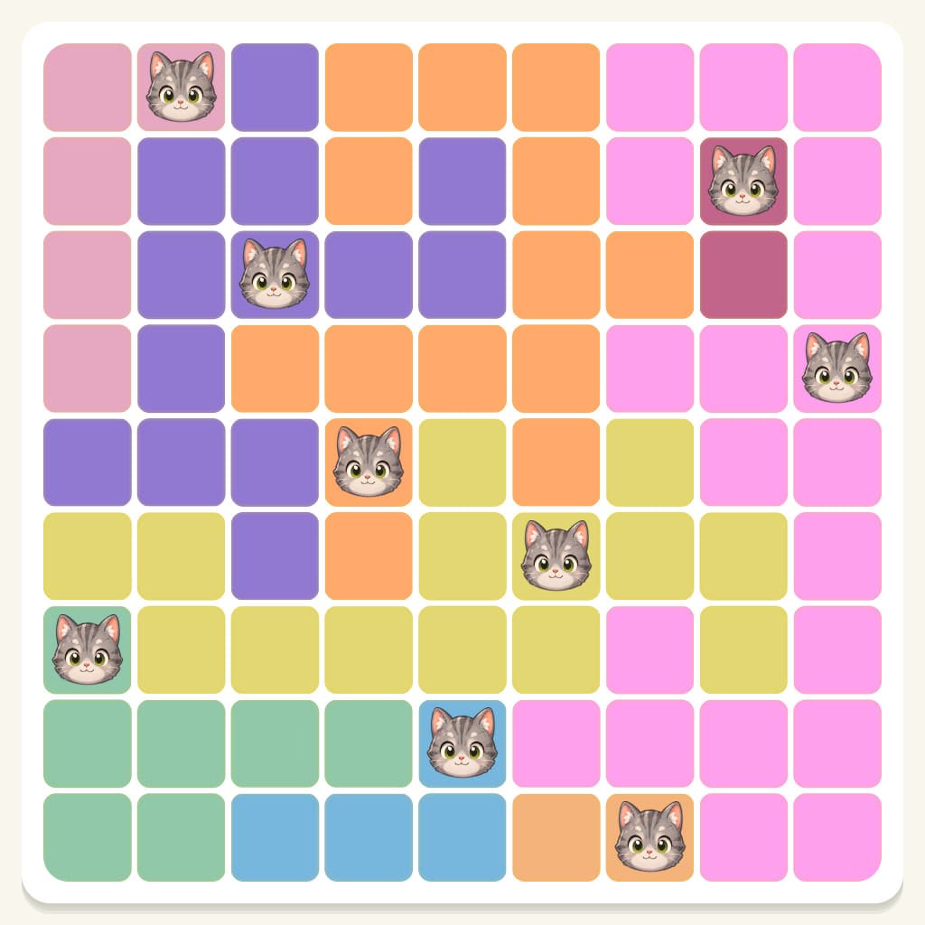 Meowdoku Level 614 Answer, Cheat & Solution