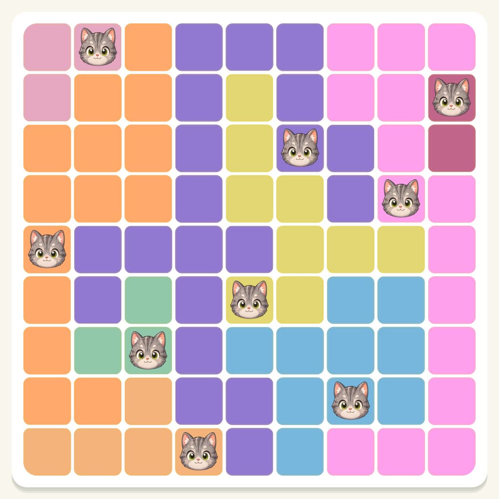 Meowdoku Level 364 Answer, Cheat & Solution